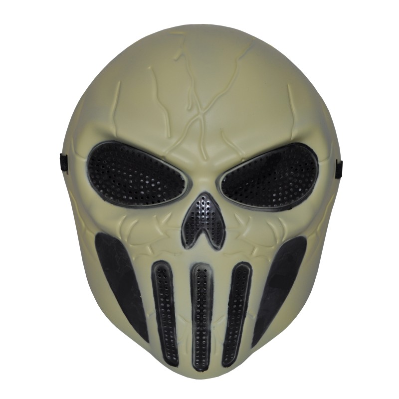Light Skeleton Full Face Hockey Halloween Mask (HM29)